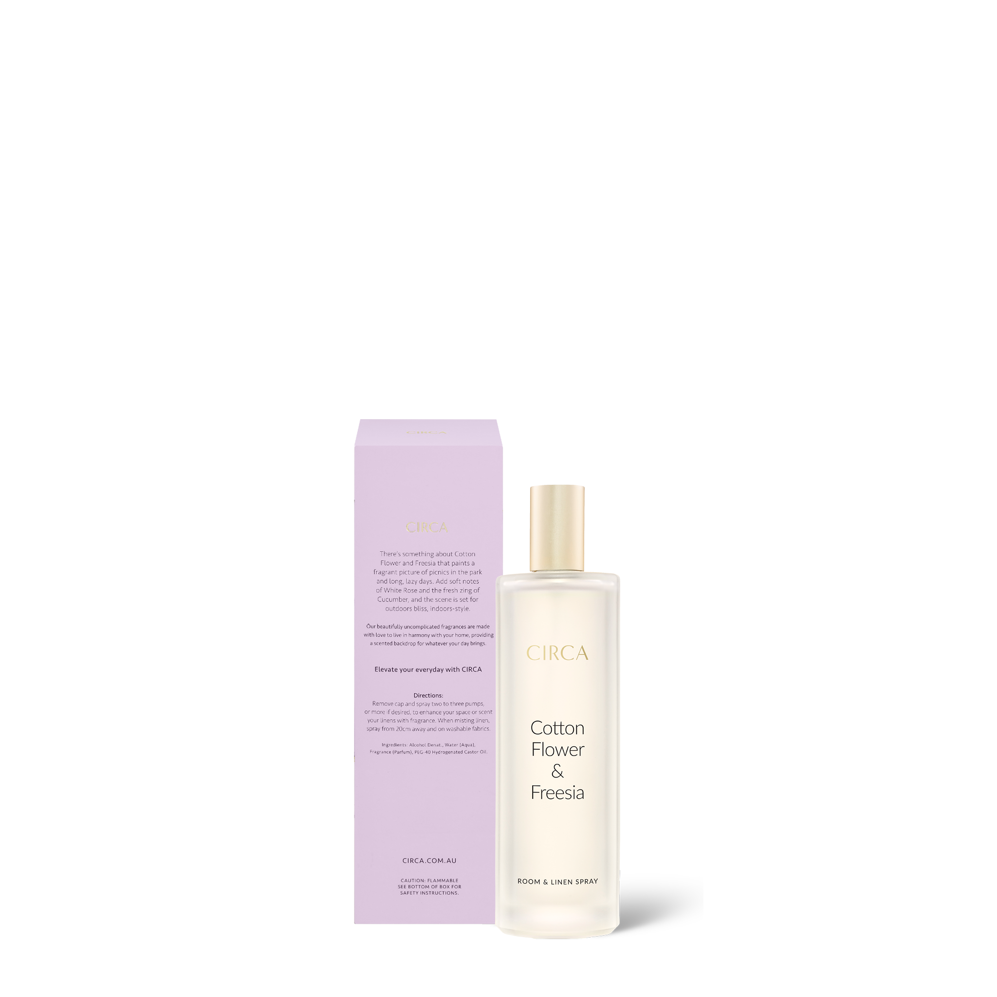 Cotton Flower & Freesia Room & Linen Spray 120mL Circa CIRCA AU