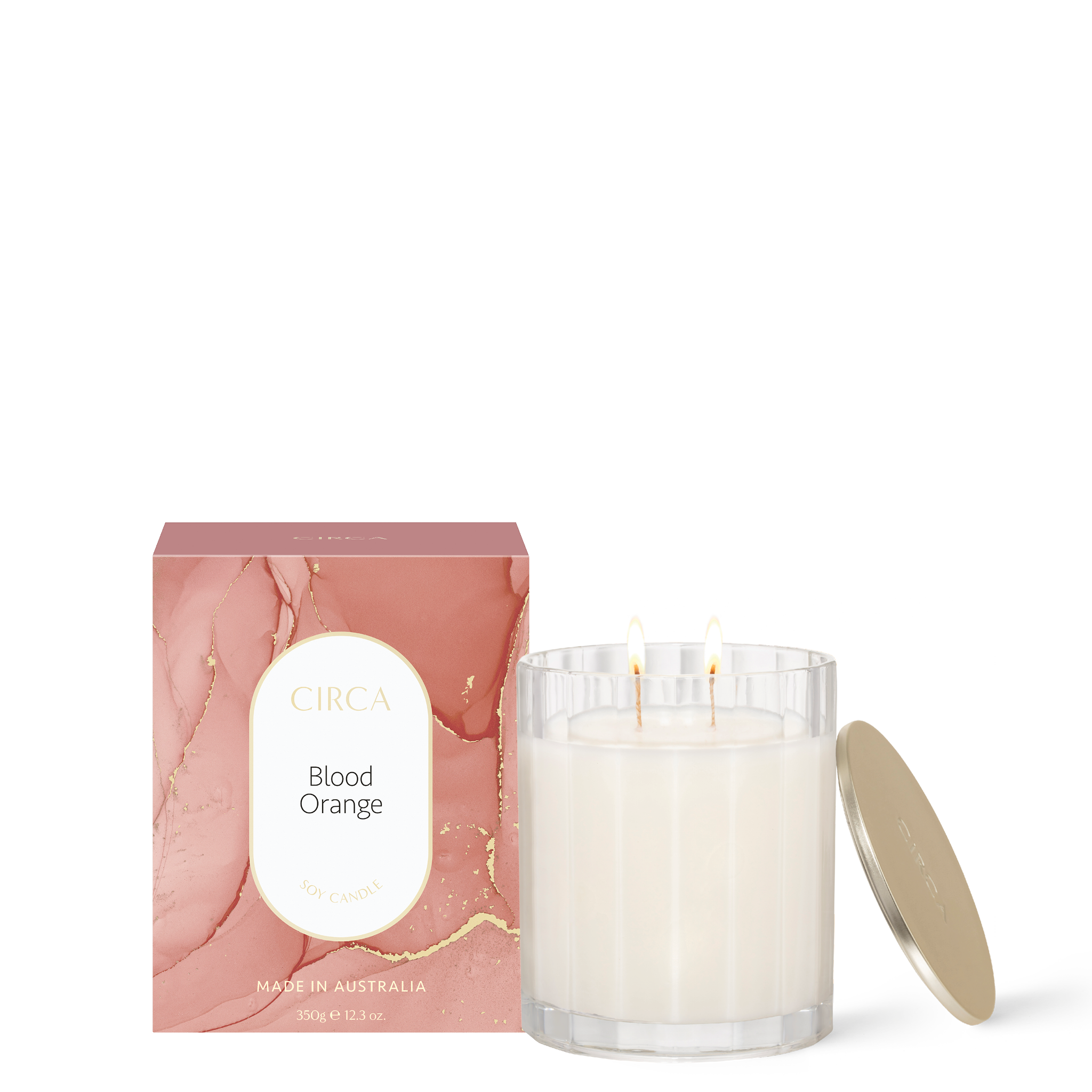 Blood Orange Soy Candle 350g Circa Home CIRCA AU