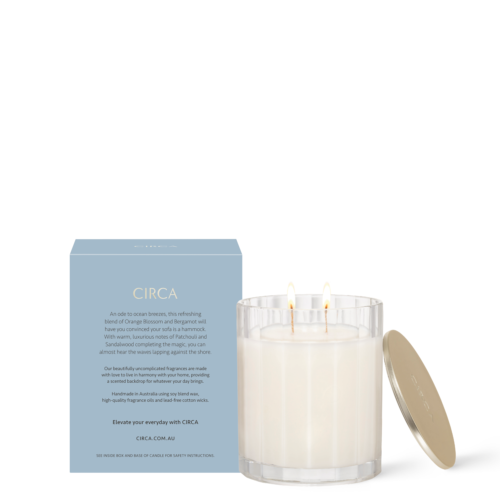 Oceanique Scented Soy Candle 350g