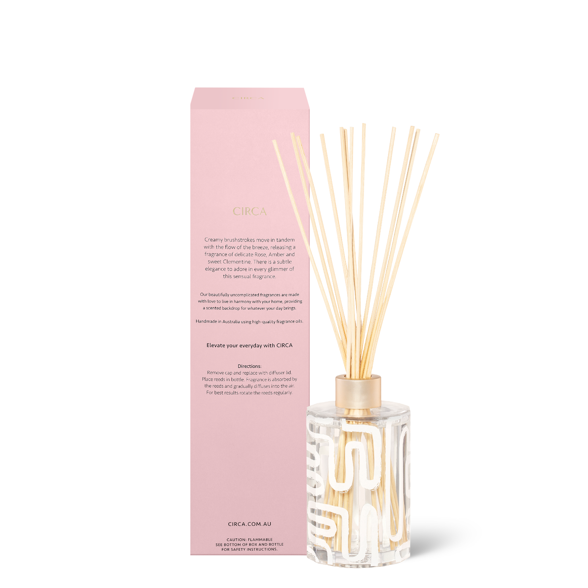 Rose Nectar & Clementine Fragrance Diffuser 250mL Circa CIRCA AU